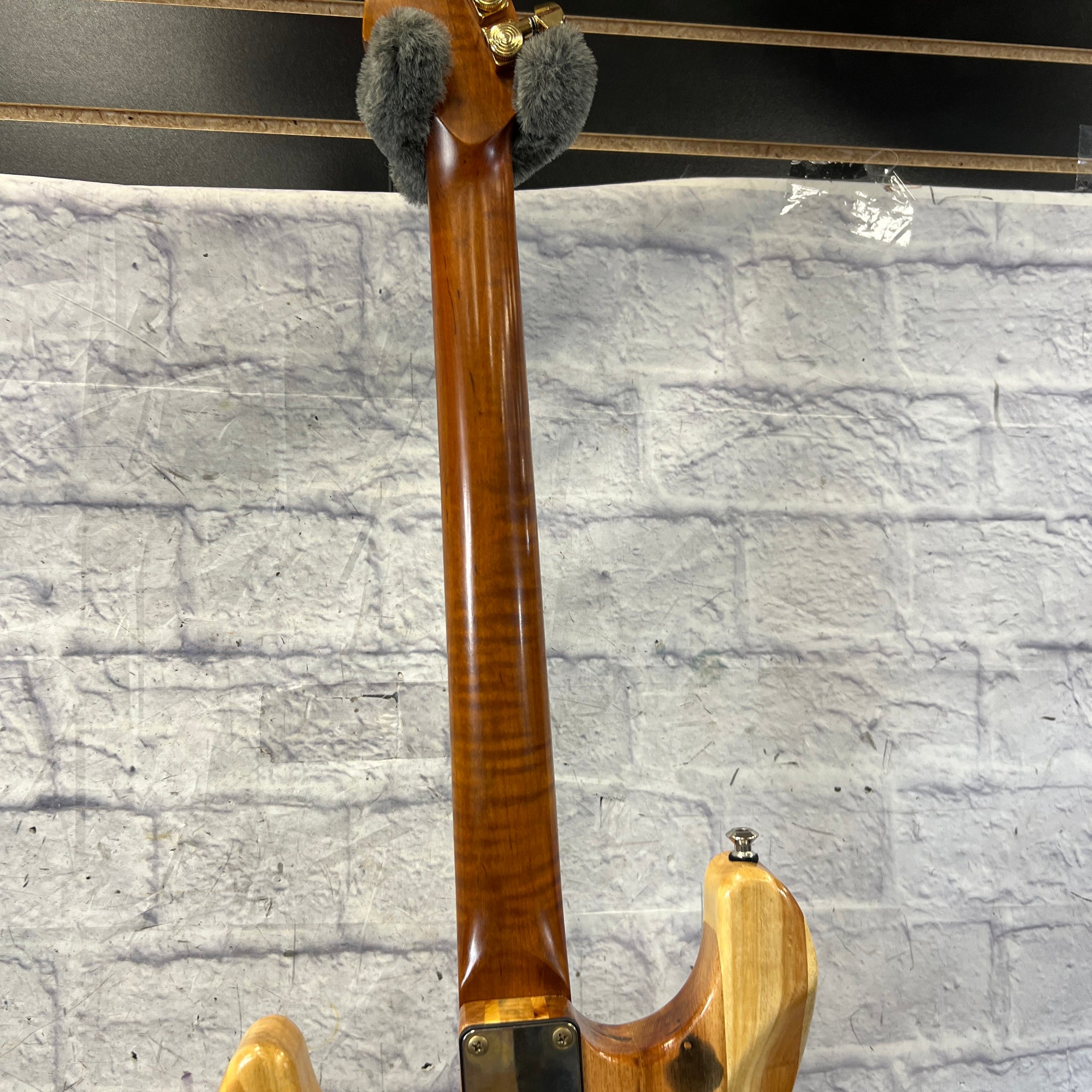 BC Guitars Strat Style Butcher Block with Roasted Maple Neck