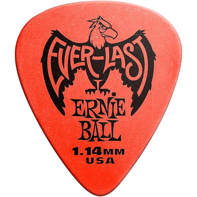 Ernie Ball Everlast 1.14 Red Guitar Picks 12 Pack