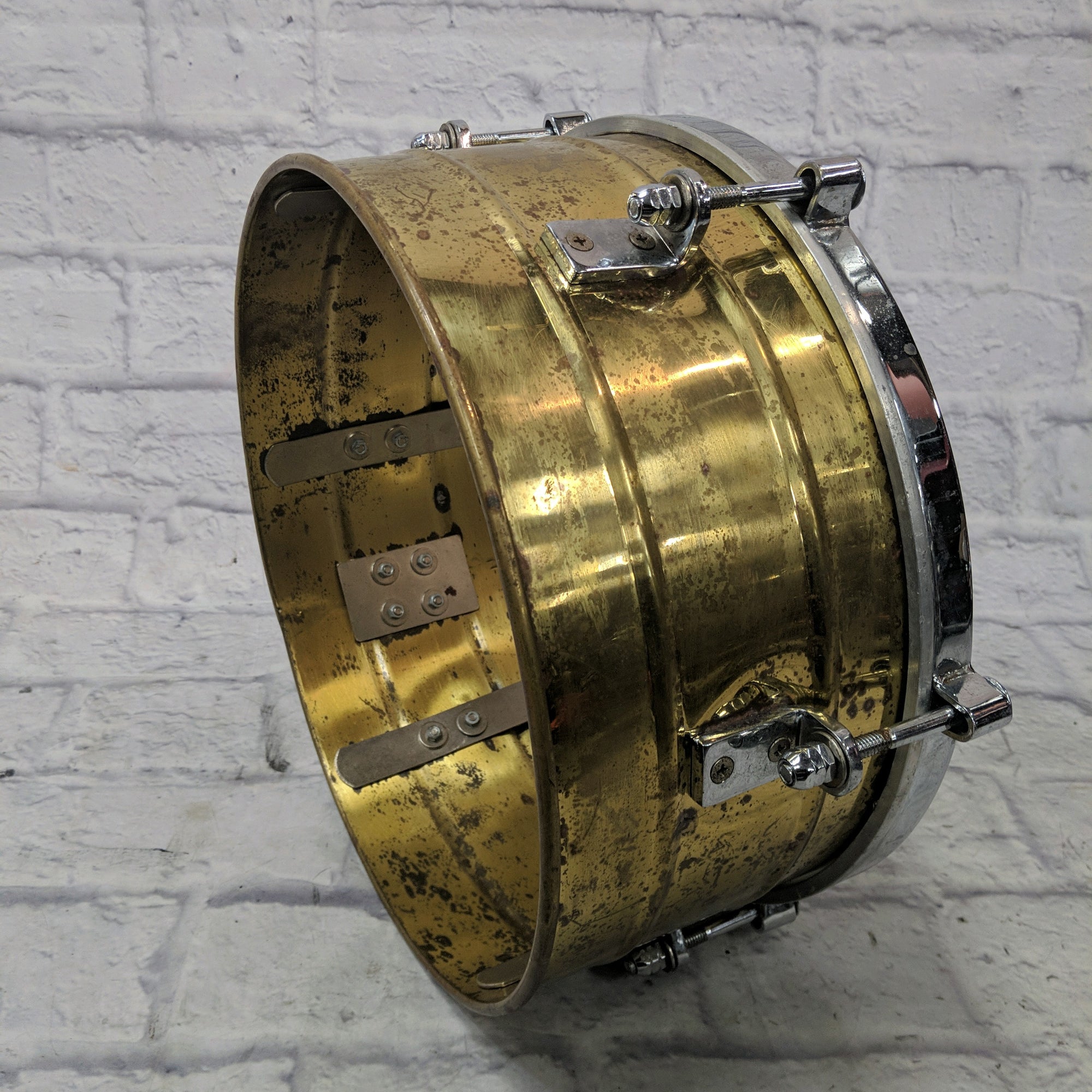 LP Latin Percussion 14 x 6.5 Brass Timbale
