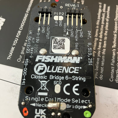 Fishman Fluence Open Core Classic Humbucker Bridge Pickup