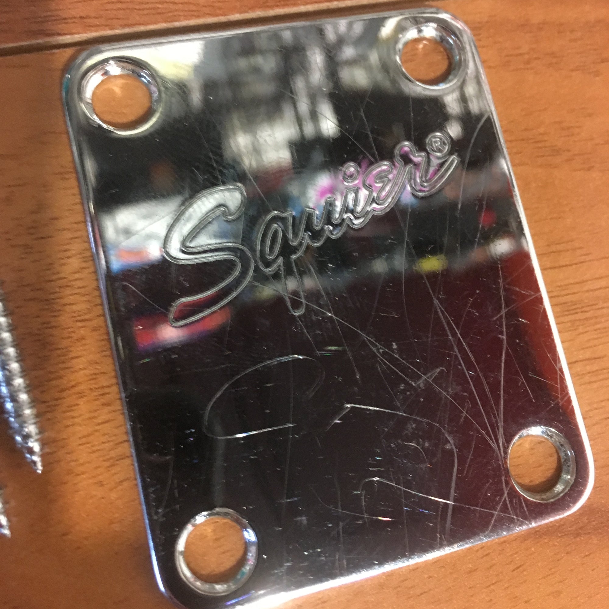 Squier Chrome Neck Plate