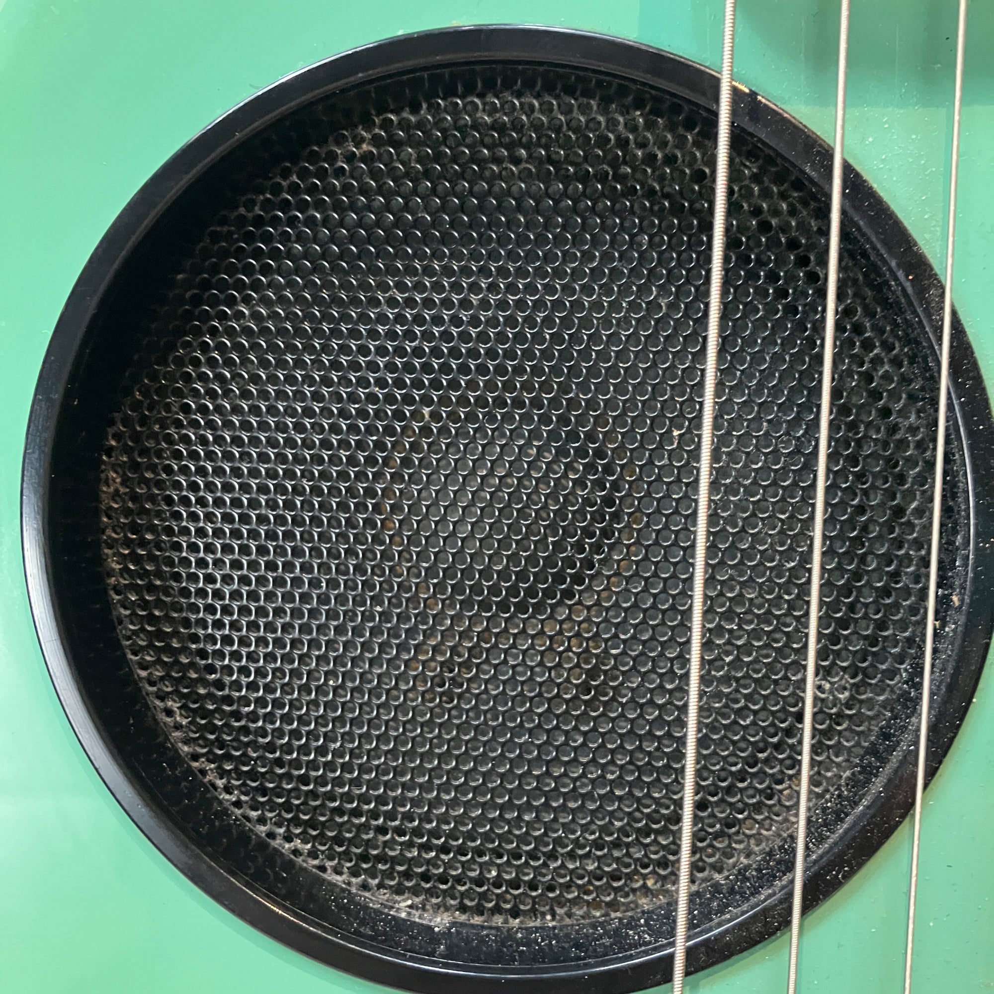 Fernandes Zo-3 "Elephant" Surf Green Travel Guitar