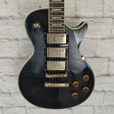 Unknown Les Paul Custom Black Beauty Electric Guitar