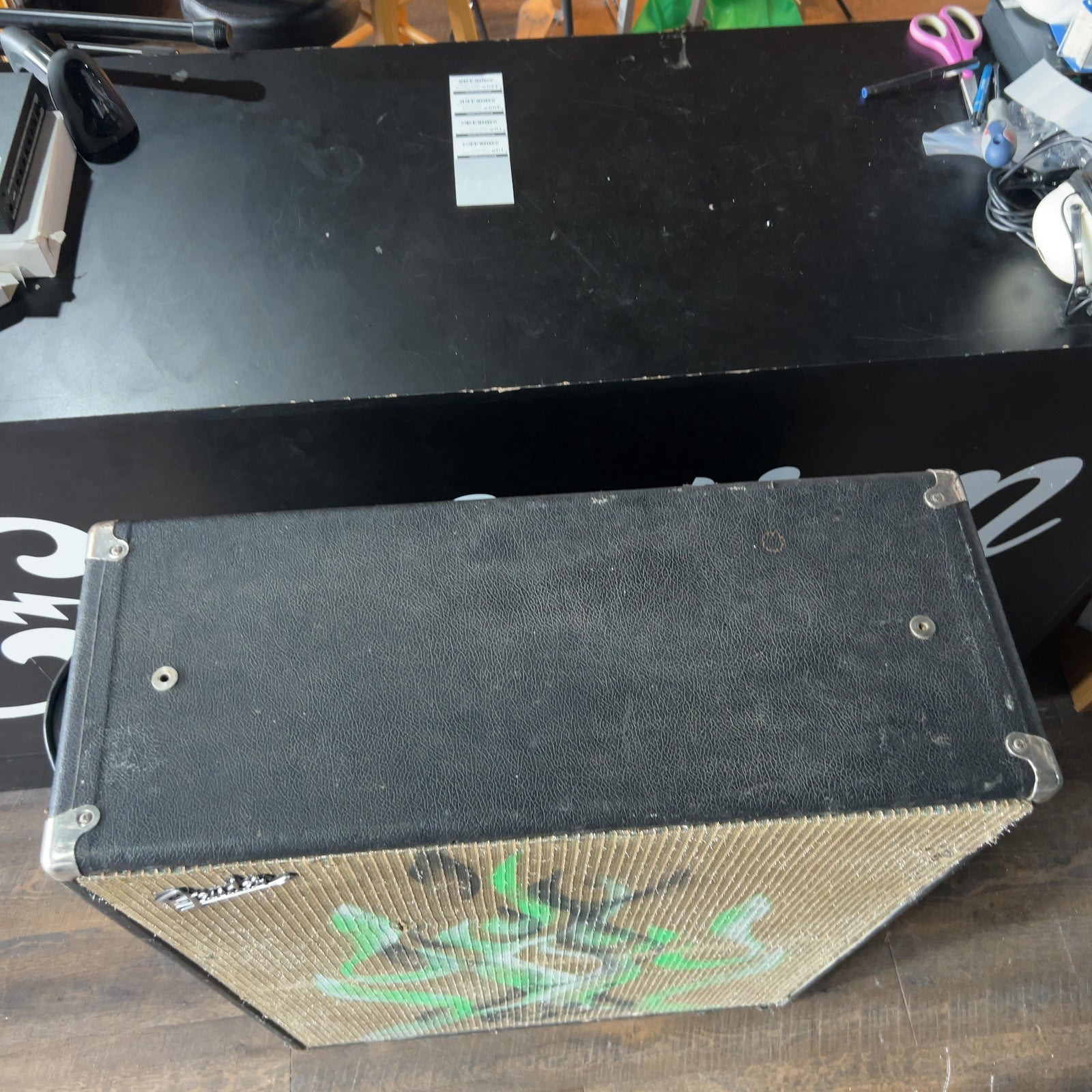 Fender Vintage Bassman 2x15 Cabinet PMR Hemp Speakers