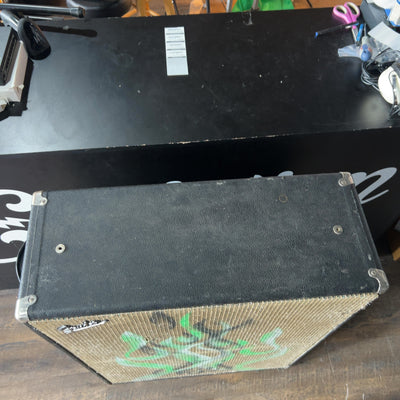 Fender Vintage Bassman 2x15 Cabinet PMR Hemp Speakers