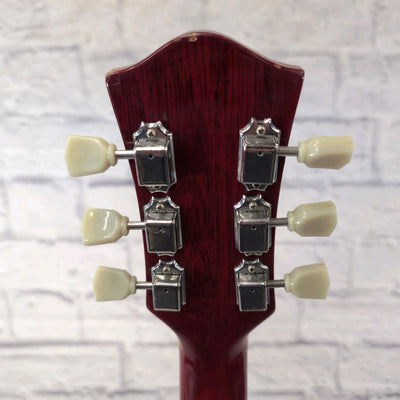 Indiana LP Style Red Yellow Burst Set Neck Electric Guitar