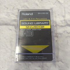 Roland SN-U110-02 Latin & FX Percussions Sound Library PCM Data