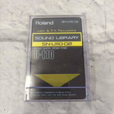 Roland SN-U110-02 Latin & FX Percussions Sound Library PCM Data ROM Card for U110