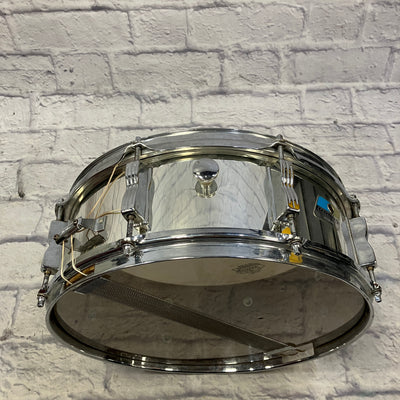 Ludwig L-600 S/L Series 5x14" Snare Drum Blue Olive Badge 1980s