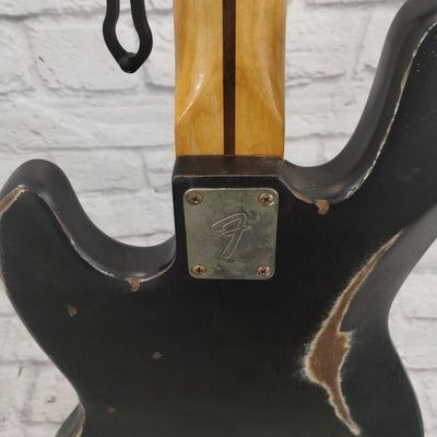 Unknown 70's "Fender" Jazz Bass Black W/ Case