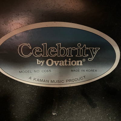 Ovation Celebrity CC65 12 String Acoustic Bridge Lift