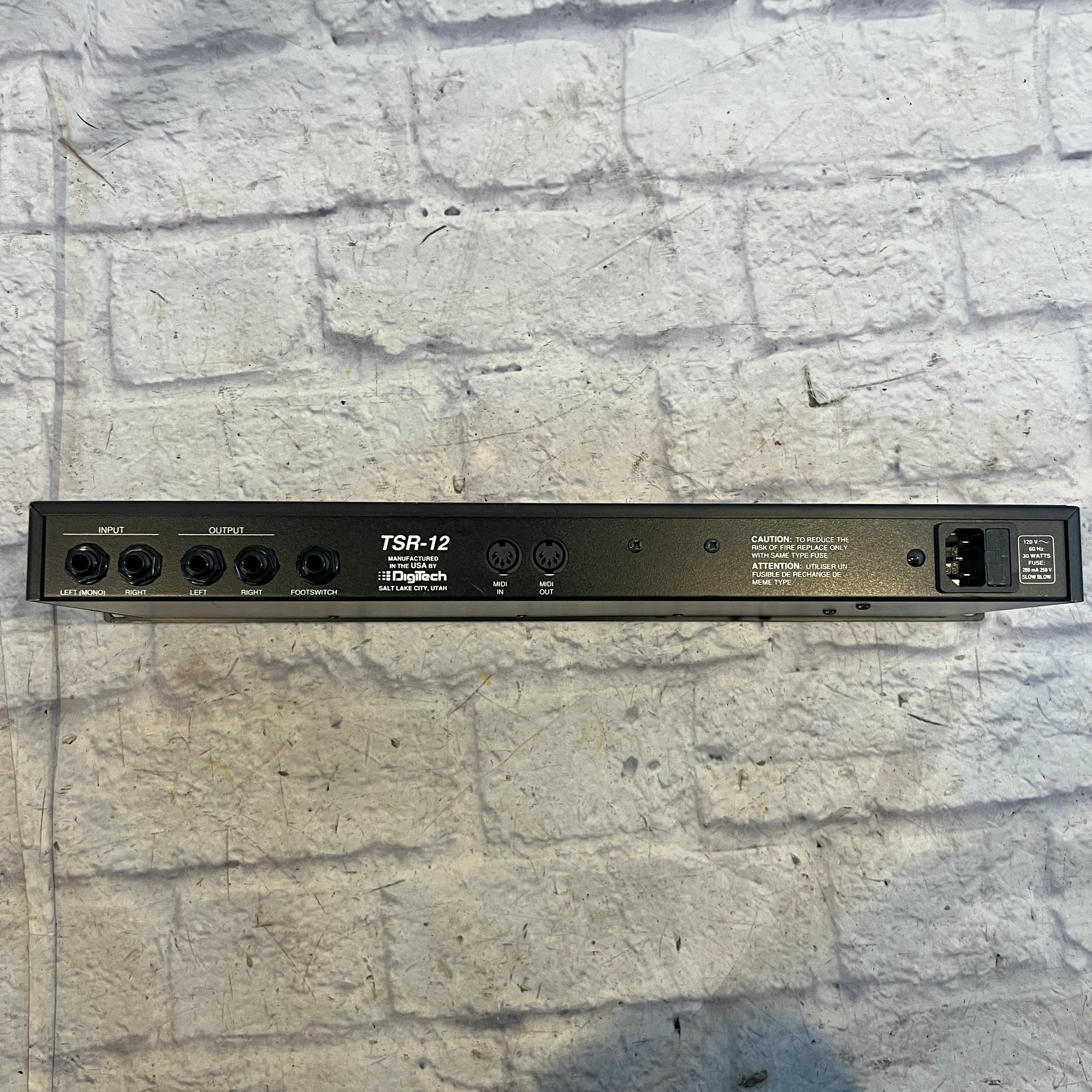 Digitech TSR-12 Rack Stereo Reverb / Multieffects