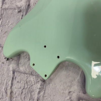 Squier Surf Green Mustang Body Modified