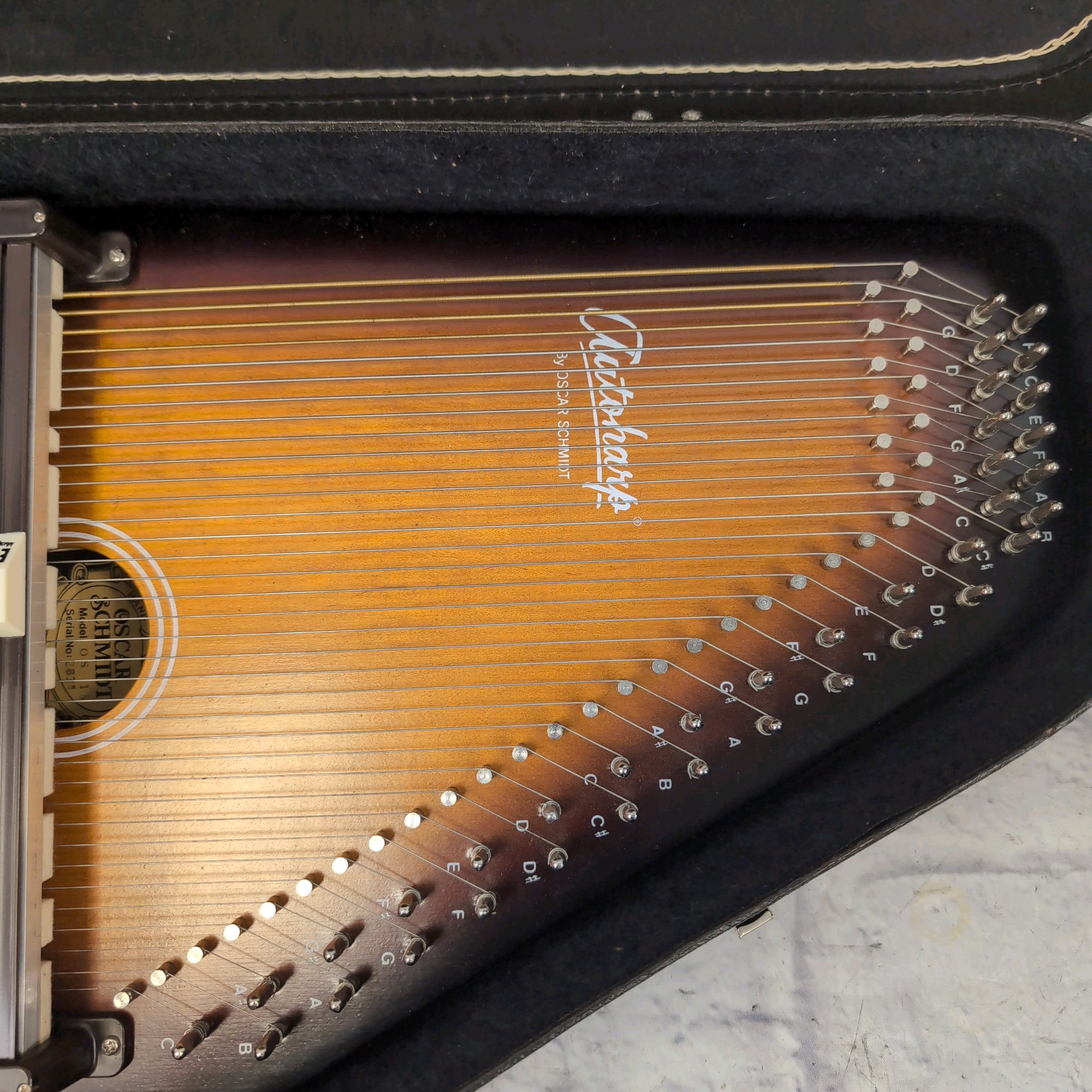 Oscar Schmidt OS-1 Autoharp 100th Anniversary 1979 with Case