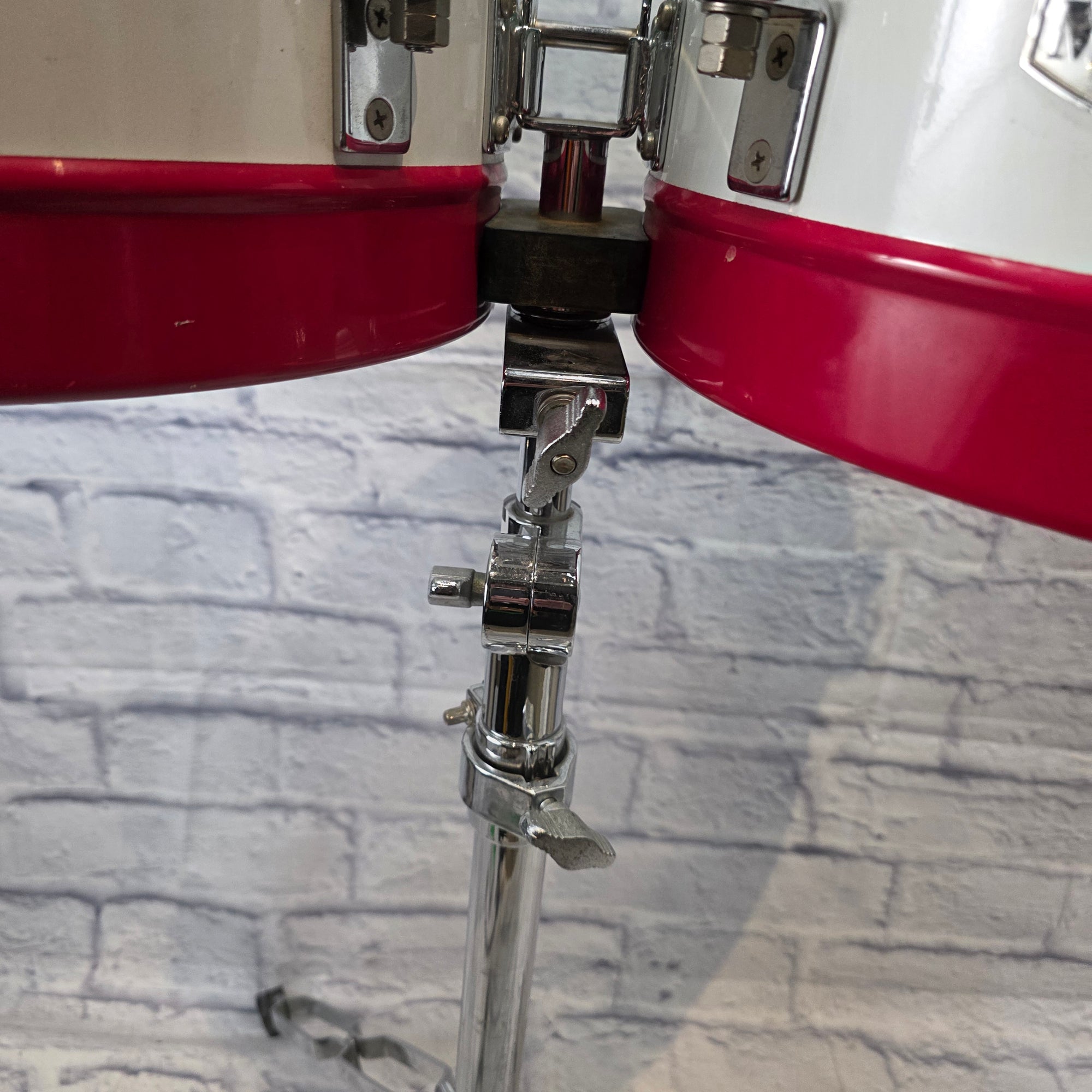 LP Matador Karl Perazzo Custom Series Timbales w/ Stand - Mexican Flag