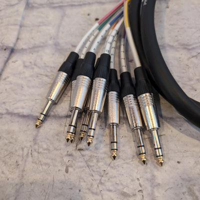 PRORECK 6ft 8-Channel TRS to TRS Audio Cable
