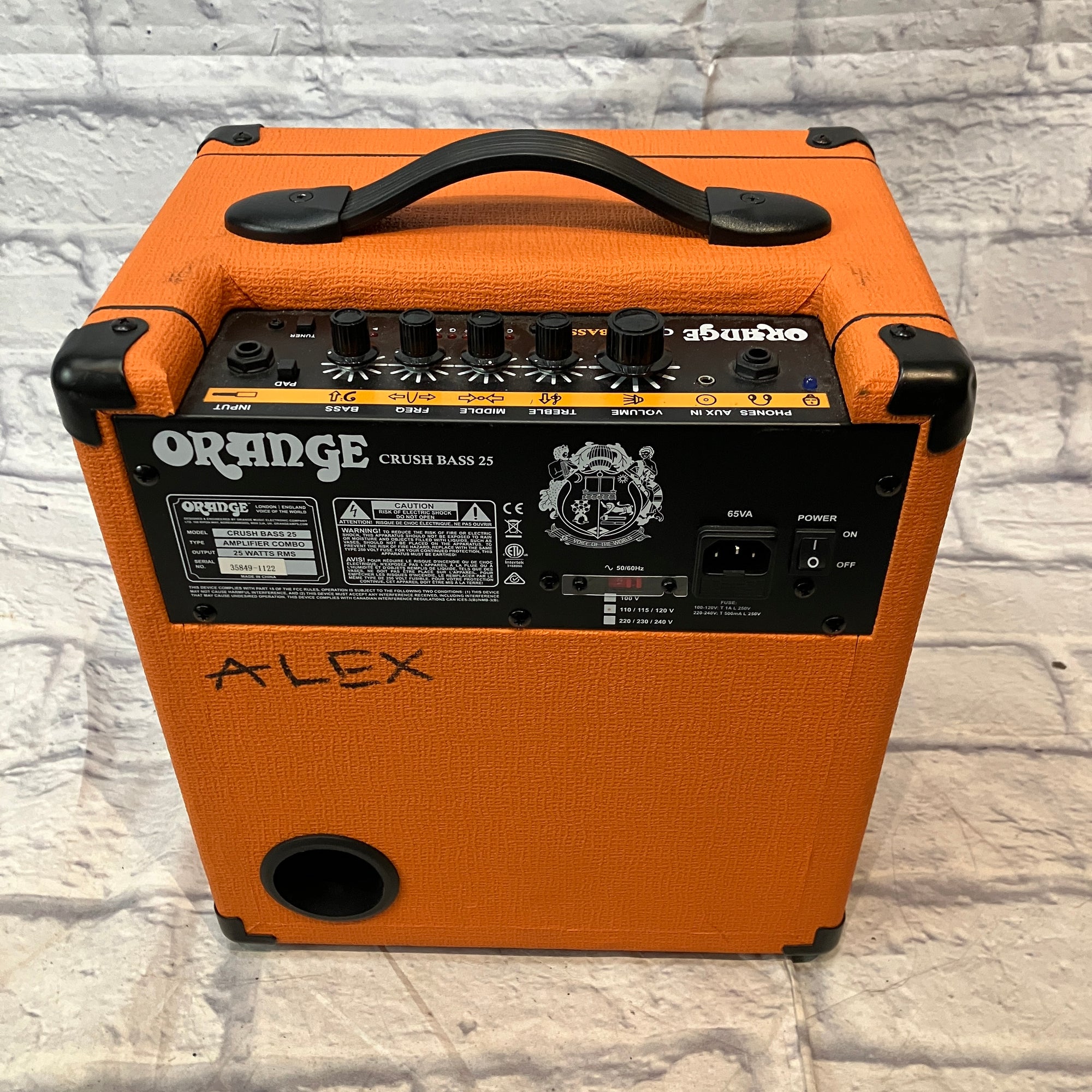 Orange Amps Crush Bass 25 Combo Amp