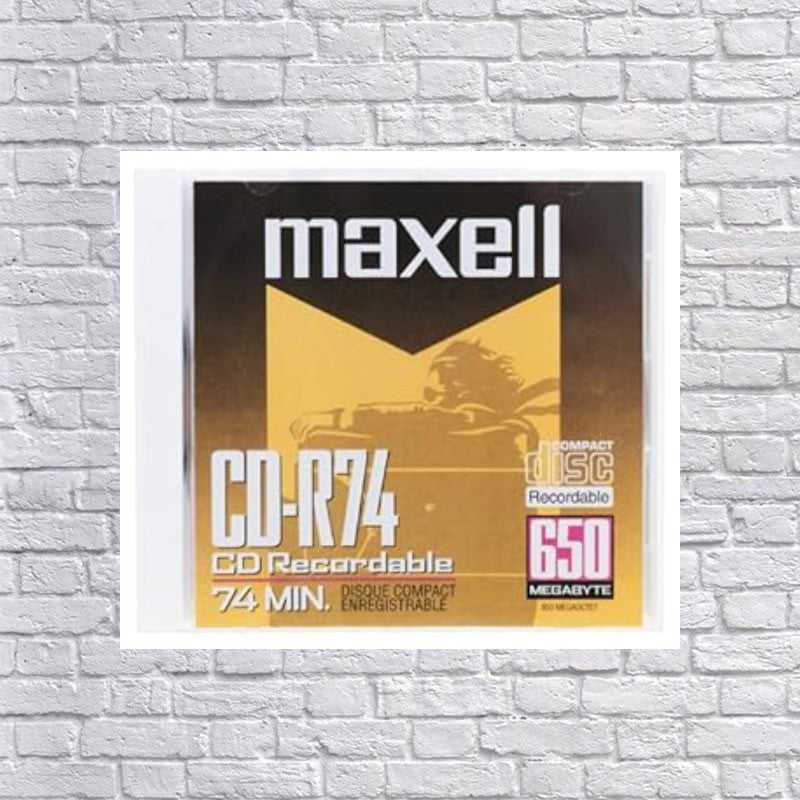 Maxell CD-R 74 Minute CD Recordable - 650 MB