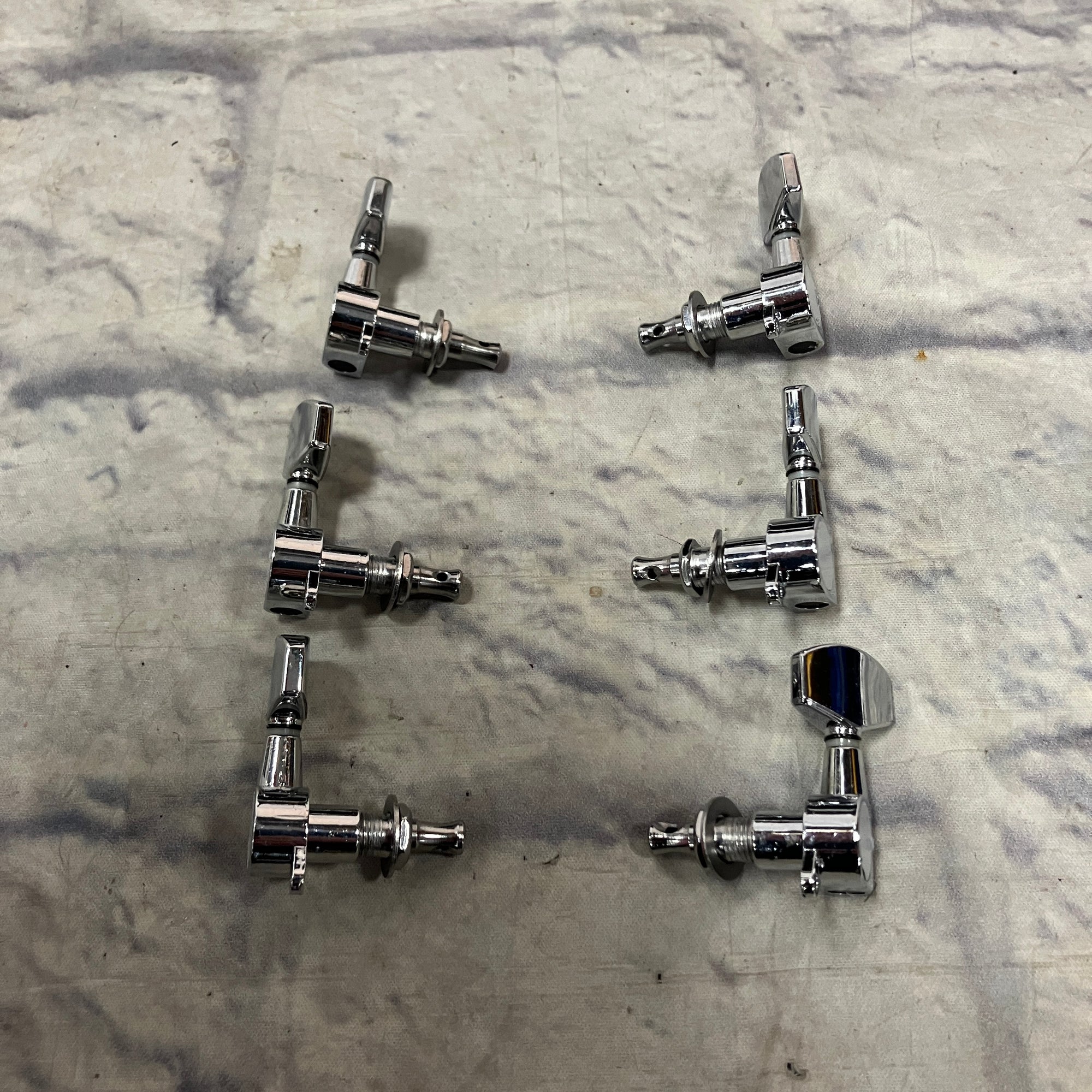 Unknown Silver Tuning Pegs (Set of Six)