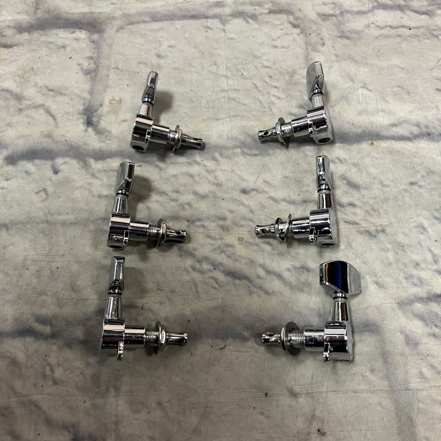 Unknown Silver Tuning Pegs (Set of Six)