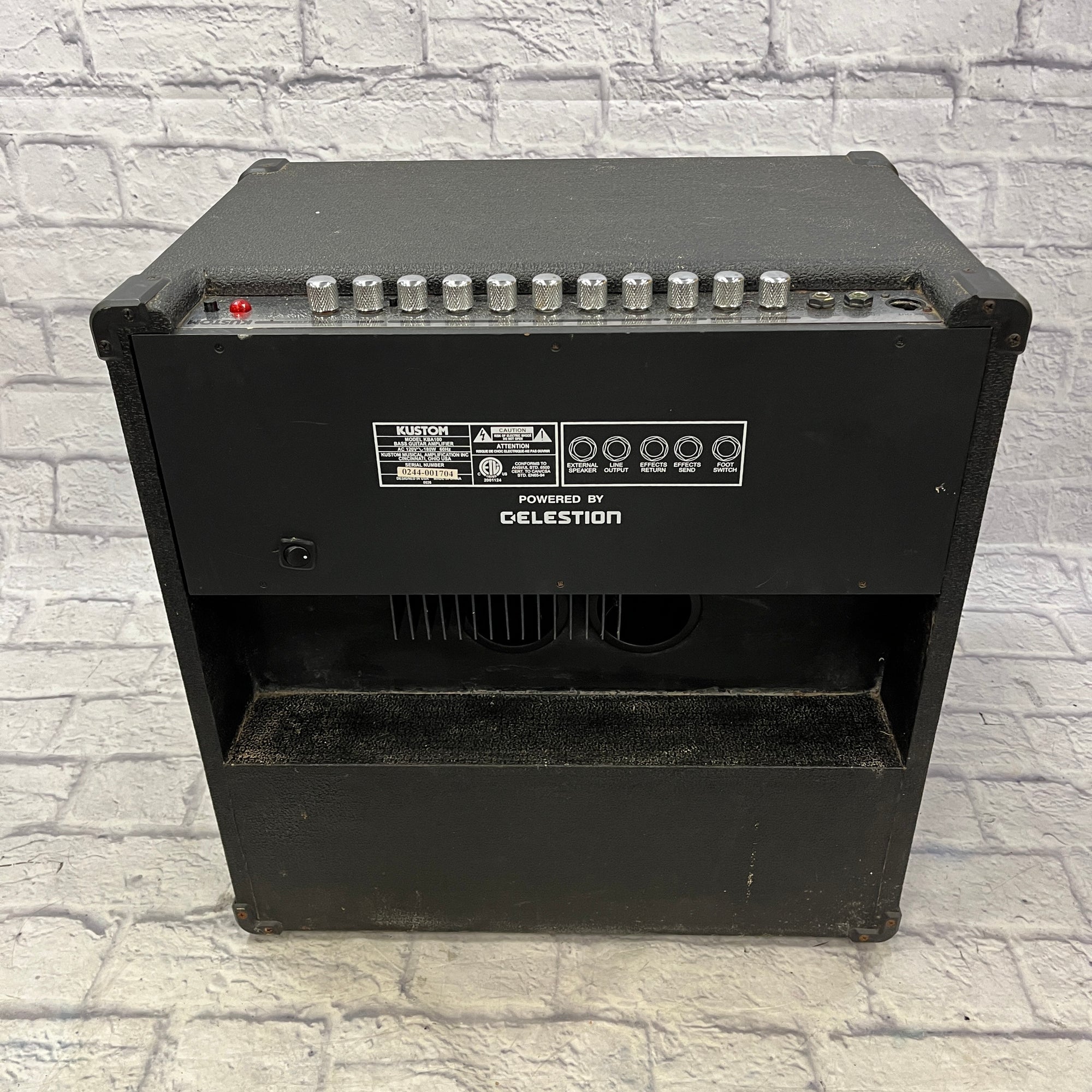 Kustom KBA100 1x15 Bass Combo Amp