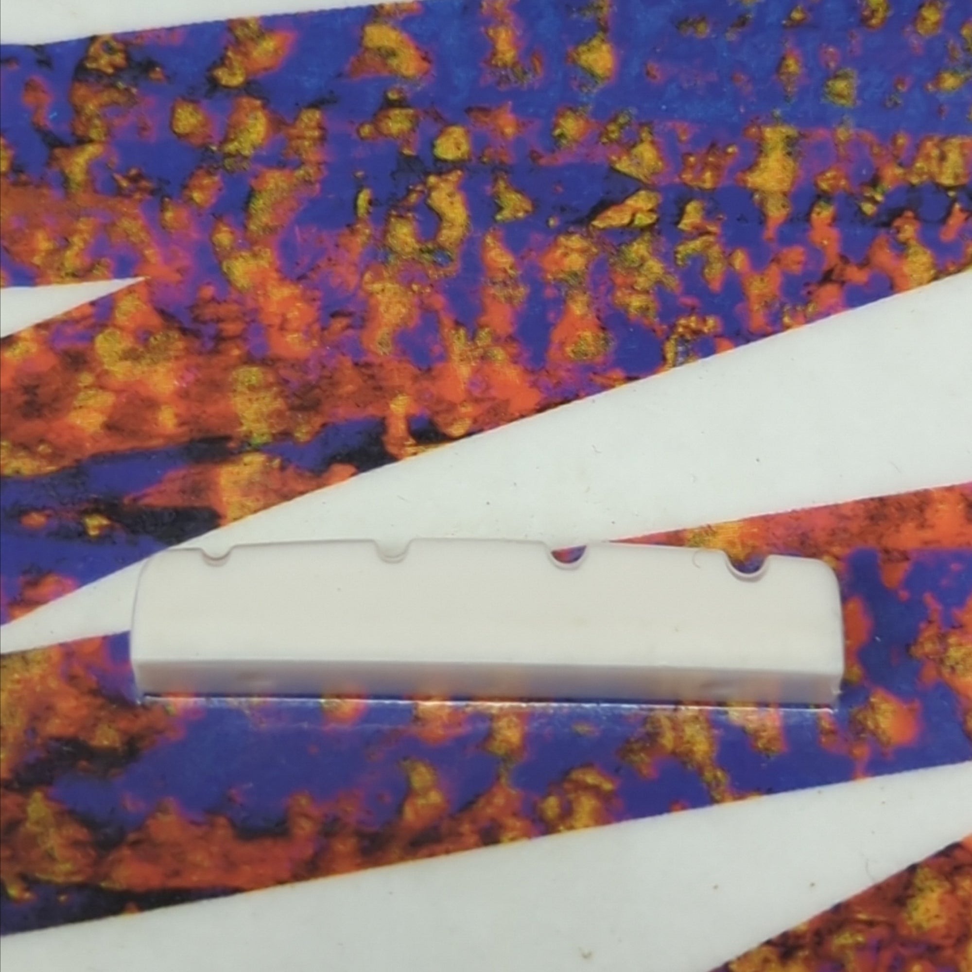 Retro Parts Electric Bass Nut - White