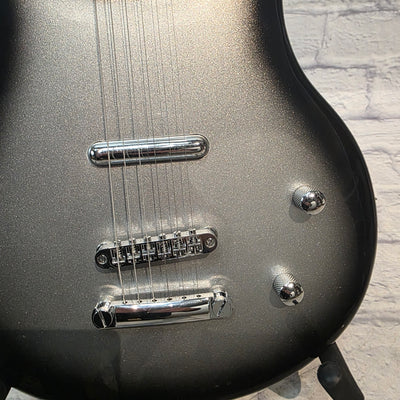 Rafferty Guitars Silver / Black Electric Guitar