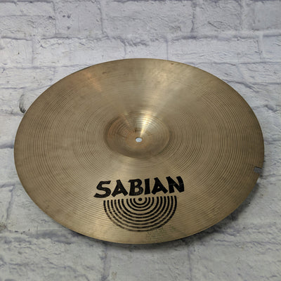 Sabian 18" AA Medium Ride CRACKED Crash Ride Cymbal