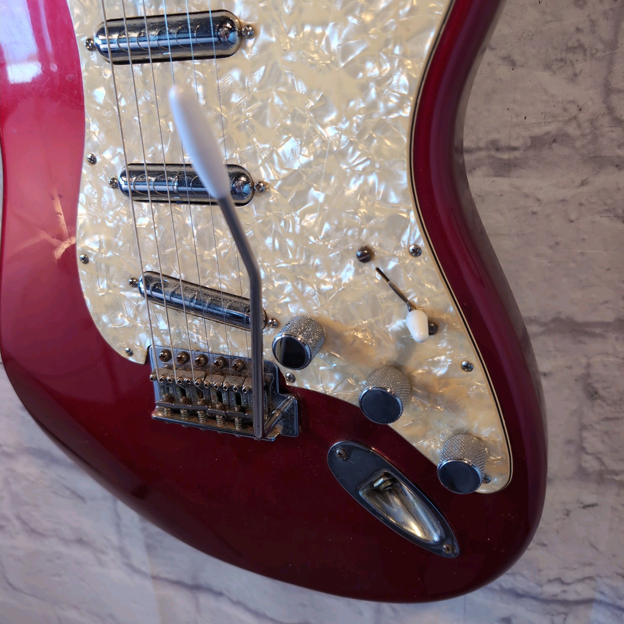 Partscaster MIM Red Electric Guitar