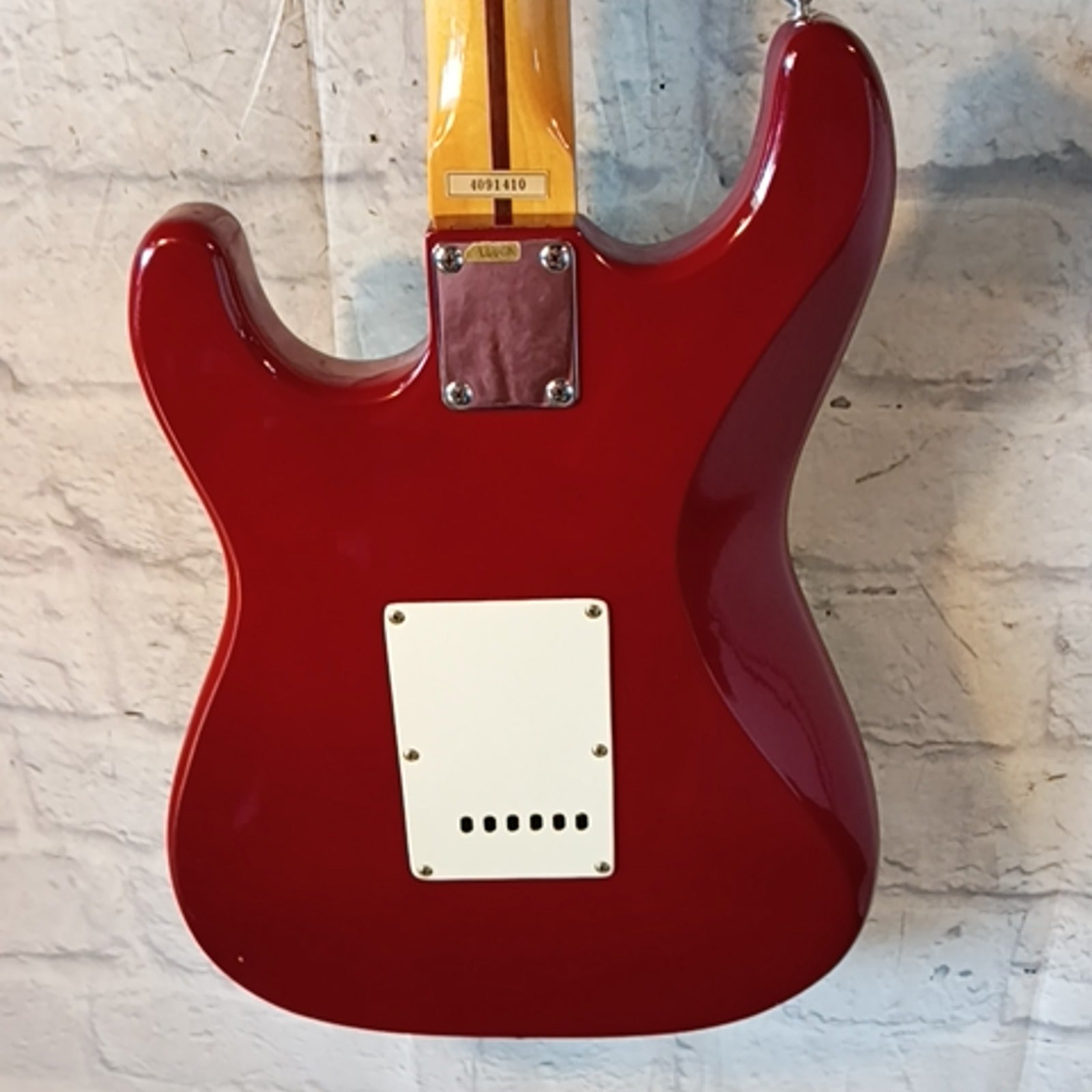 Lotus S-Style Red Electric Guitar with Bullet Truss Rod