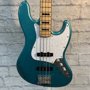 Custom Built Electric Partscaster 4 String Bass Guitar