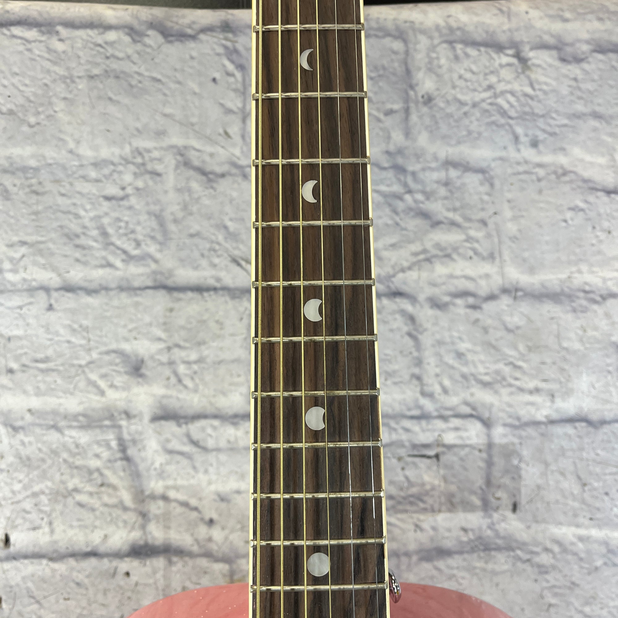 Luna Aurora AR BOR Pink Acoustic Guitar