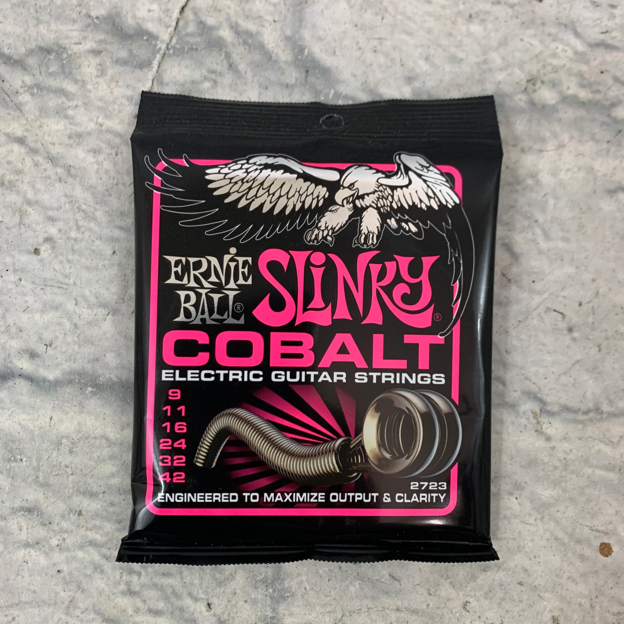 Ernie Ball EB2723 Super Slinky Cobalt Electric Guitar Strings 9 - 42