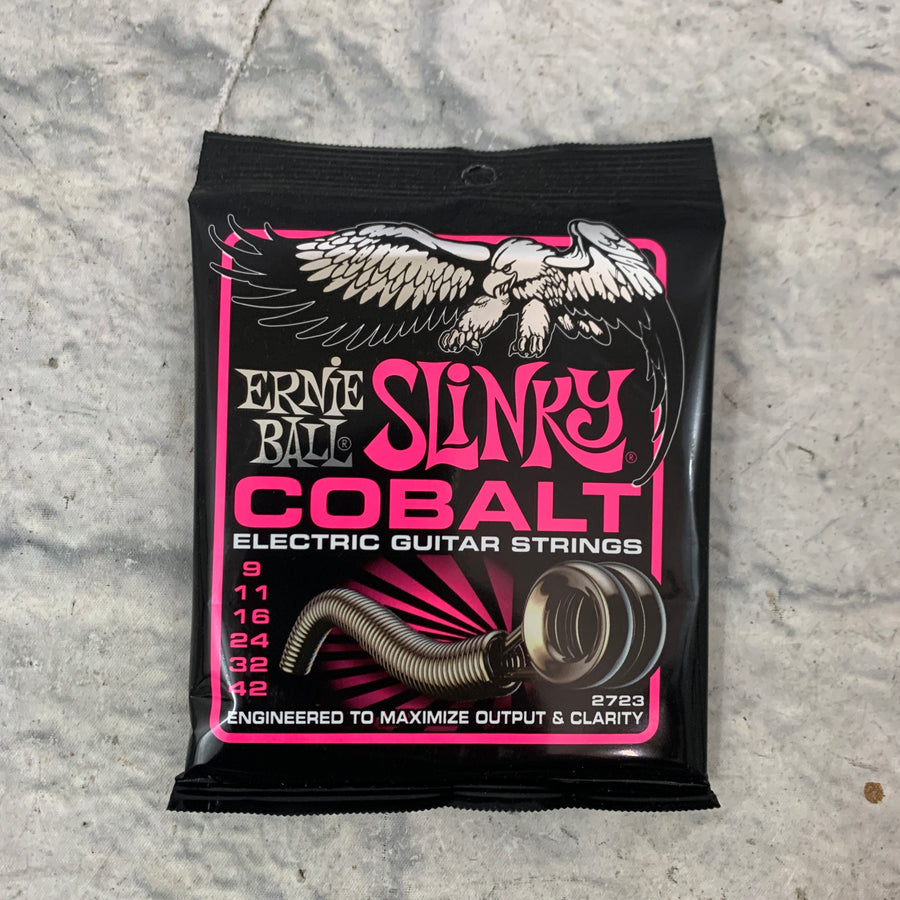 Ernie Ball EB2723 Super Slinky Cobalt Electric Guitar Strings 9 - 42