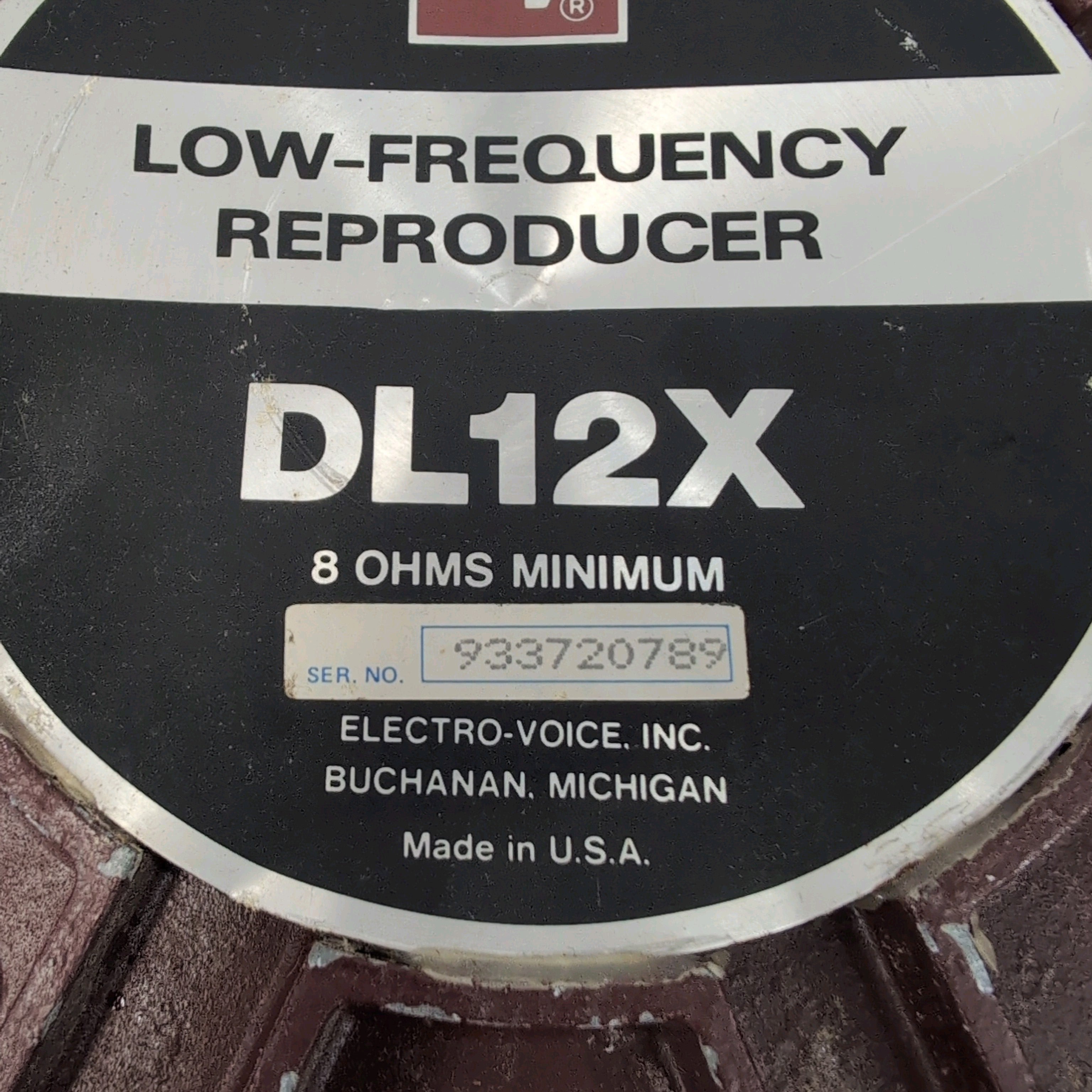 Electro Voice DL12X ペア Electro-Voice 12 DL12X Low Mid Frequency Reproducer Speaker
