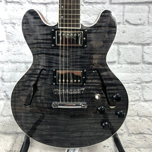 Gatto Custom ES 339 Style  Black Nitro Finish Semi Hollow Guitar