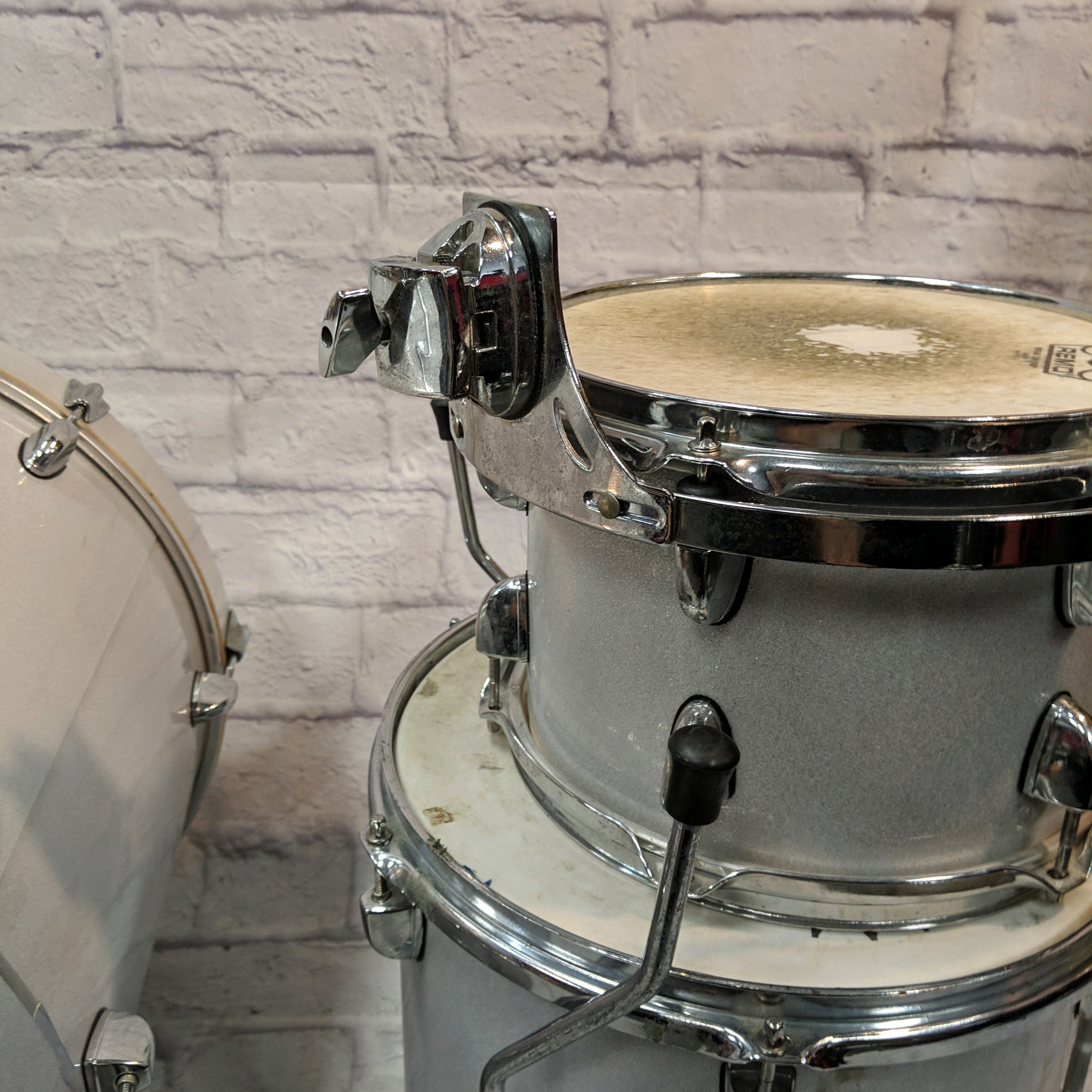 SPL Street Bop Birch Ply 3 Piece Shell Pack Silver Metallic  Drum Kit