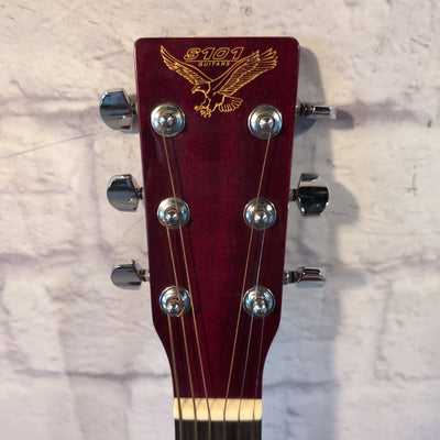 S101 Acoustic Guitar with Cutaway - Red