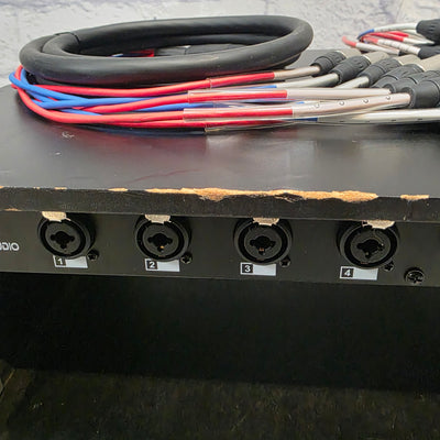 Seismic Audio SARMSS-8X310 Splitter W/ Snake Rack Splitters