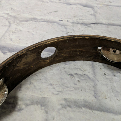 Unknown Vintage Wood Tambourine