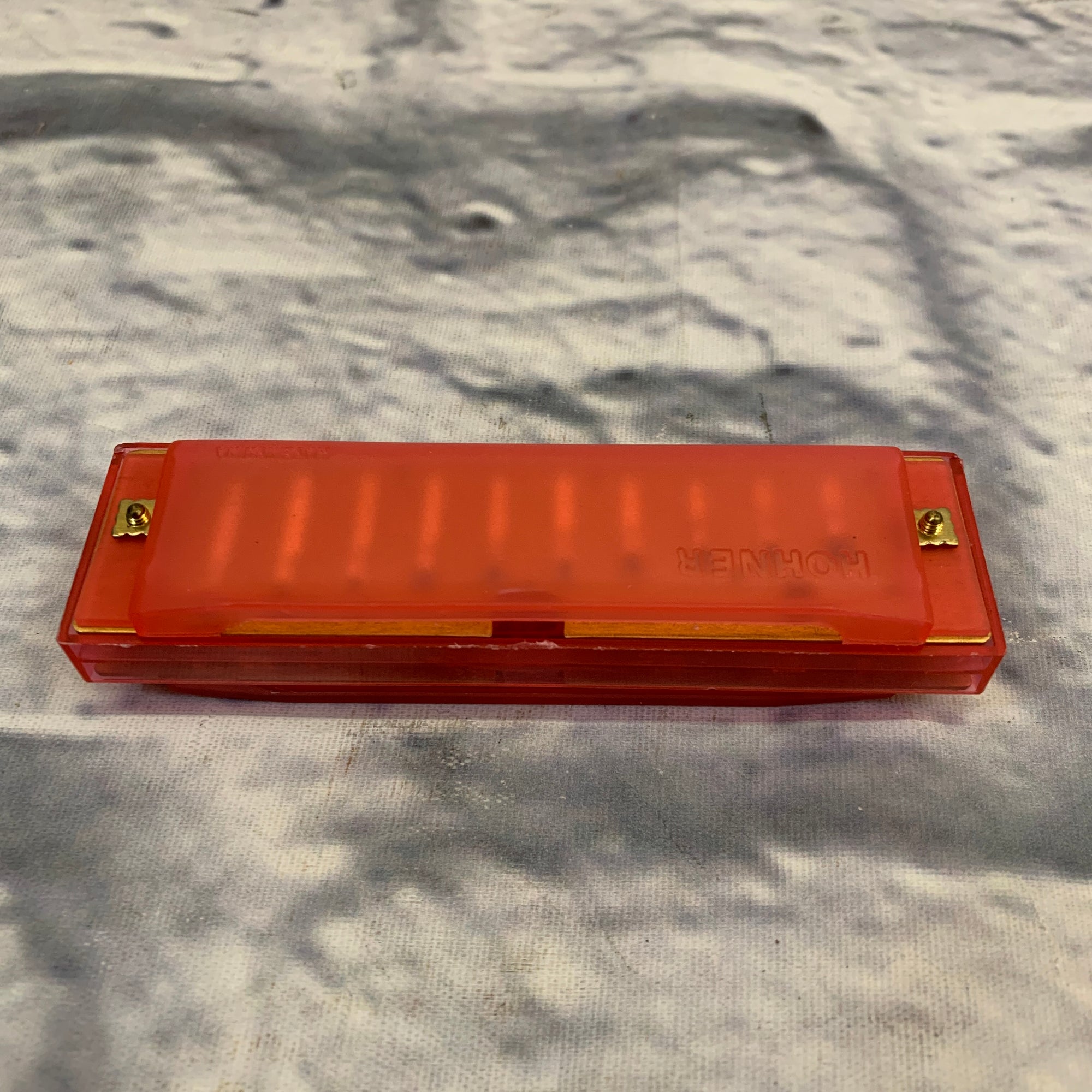 Hohner Kids Clearly Colorful Harmonica Red