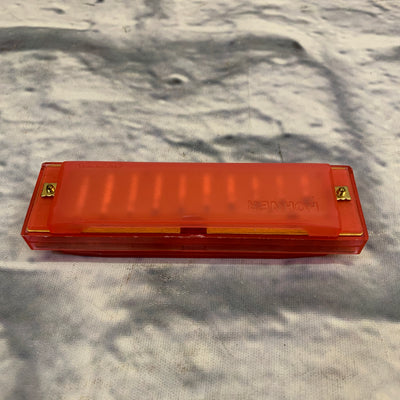 Hohner Kids Clearly Colorful Harmonica Red