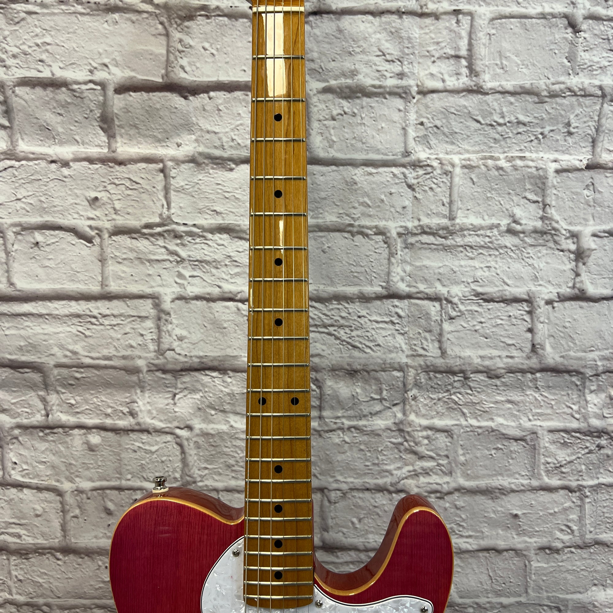 Unknown Thinline Parts Telecaster Trans Pink
