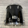 Rogers Script Powertone 16x16" Floor Tom Black