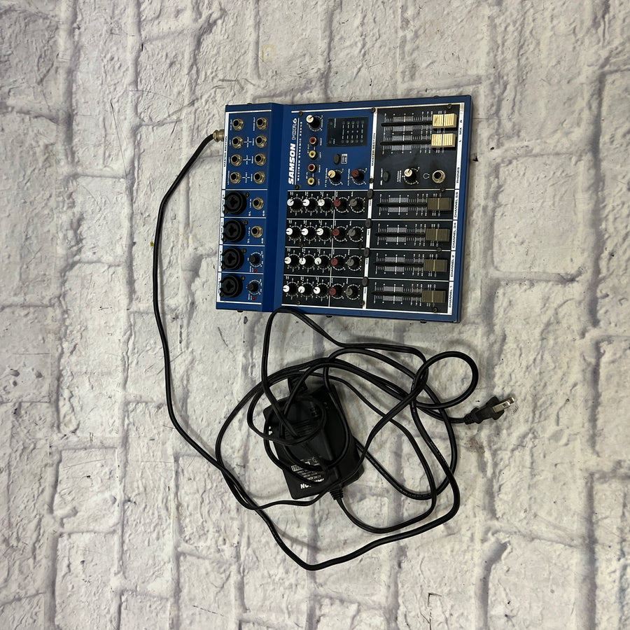 Samson MDR-6 6 Channel Mixer with Power Supply