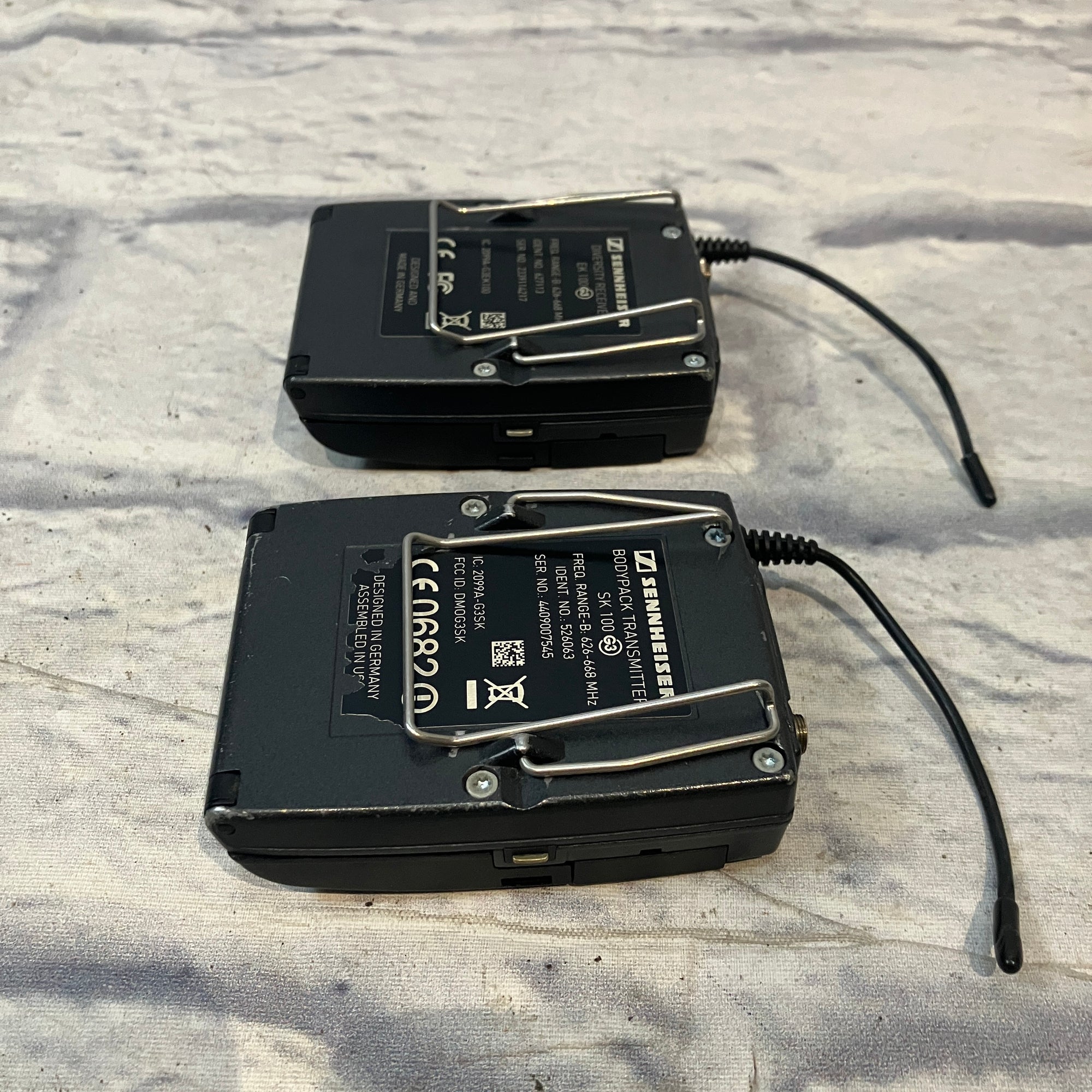 Sennheiser EW-100 G3 SK-100 Transmitter + EK-100 Receiver 626-668 MHz Wireless Mic System