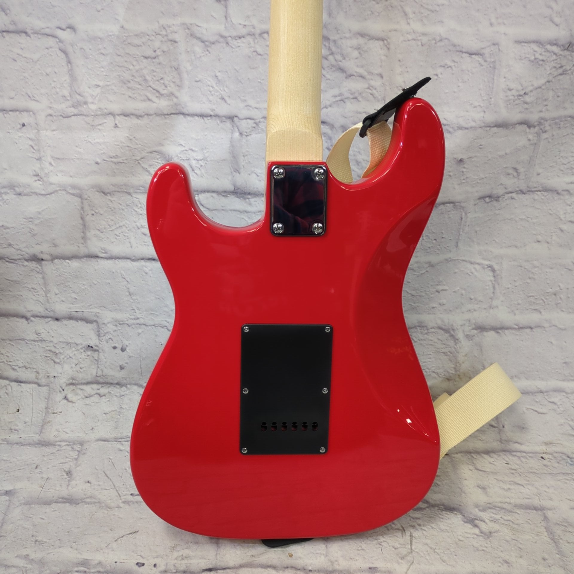 Unknown Partscaster Strat Red & Black Electric Guitar