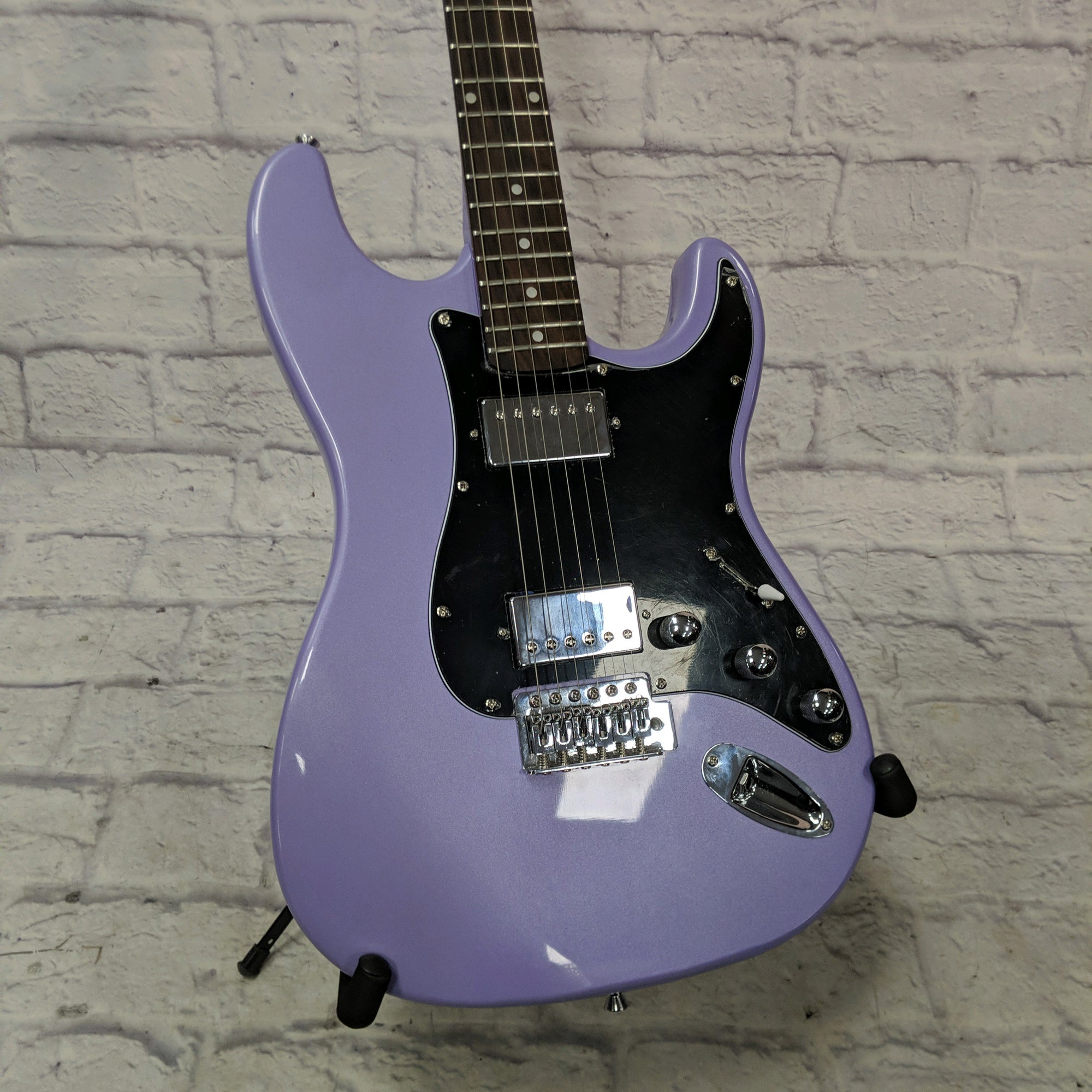 Hard Luck Kings Bombshell Strat Style HH Purple Electric Guitar
