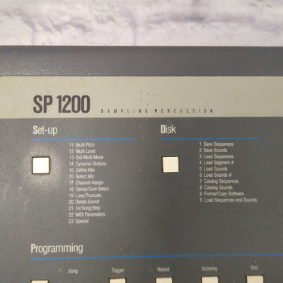 EMU SP1200 8 Voice Sampler Electric Drum Machine