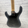 St Blues S&T Custom Trans Black Solid Body 2HB